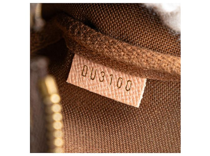 Borsa a mano Louis Vuitton Monogram Affiche Mini Pochette Accessoires Marrone - vista 7