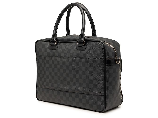 Borsa Business Louis Vuitton Damier Graphite Icare Nera Nero - vista 2