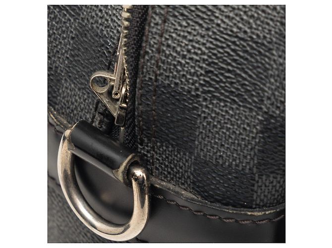 Borsa Business Louis Vuitton Damier Graphite Icare Nera Nero - vista 7