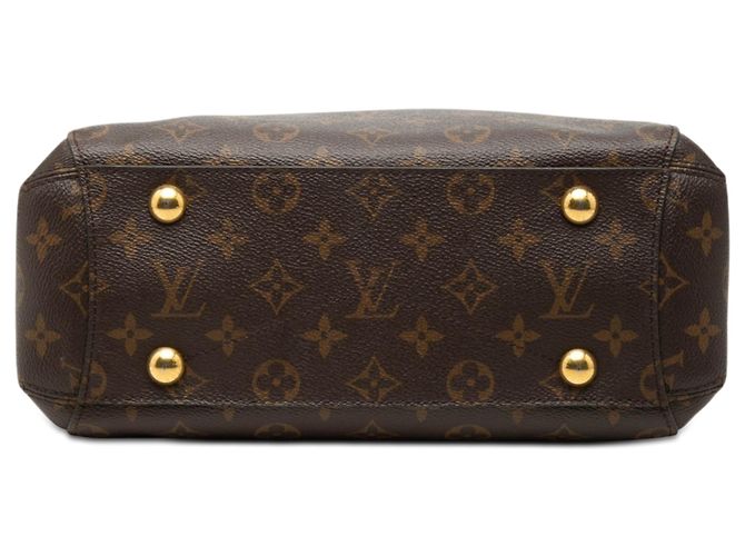 Bolsa Satchel Louis Vuitton Monogram Montaigne BB Castanha Marrom - vista 3