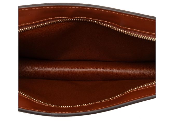 Pochette Homme Clutch Bag Monogram Louis Vuitton Marron - vue 4