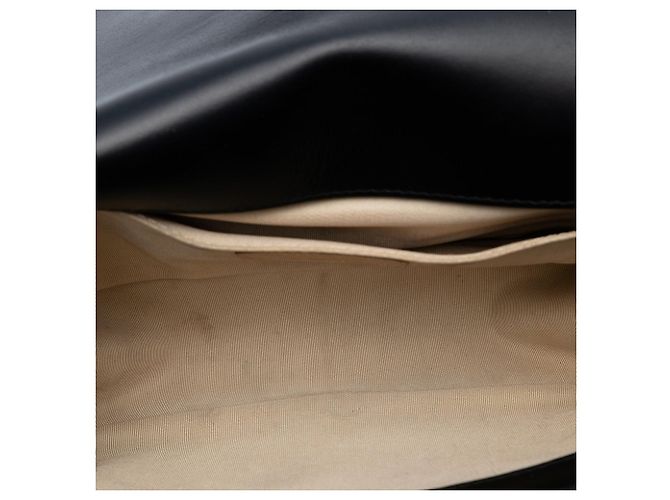 Borsa a tracolla Chanel Boy Flap in pelle d'agnello matelassé nera, dimensione Old Medium Nero - vista 4