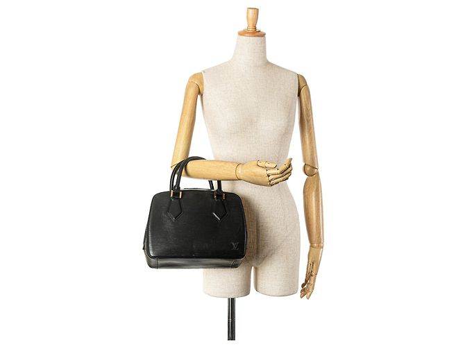 Borsa a mano Louis Vuitton Epi Sablons Nera Nero - vista 9