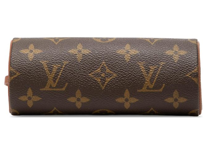 Sac à main Louis Vuitton Monogram Papillon Pochette Marron - vue 3