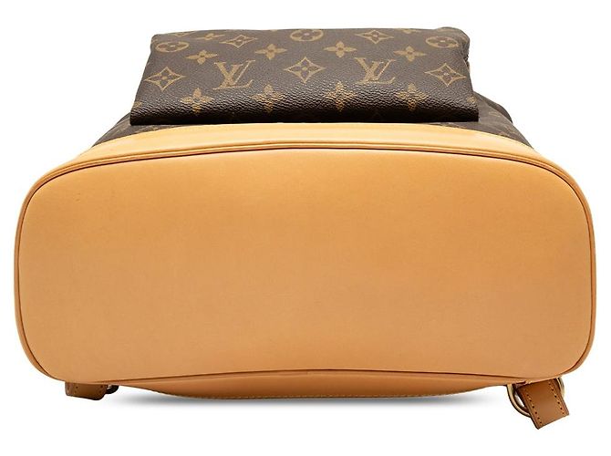 Mochila Louis Vuitton Monogram Montsouris GM Marrón Castaño - vista 3