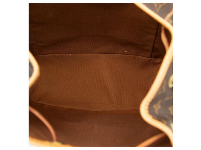 Mochila Louis Vuitton Monogram Montsouris GM Marrón Castaño - vista 4