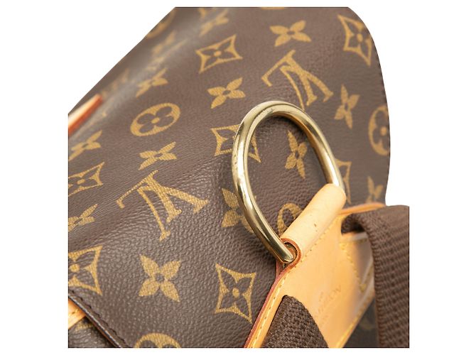 Mochila Louis Vuitton Monogram Montsouris GM Marrón Castaño - vista 6