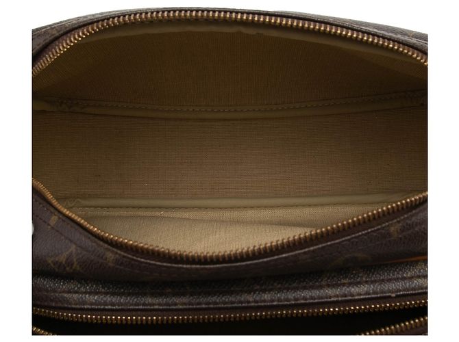 Borsa a tracolla Louis Vuitton Monogram Reporter PM Marrone - vista 4
