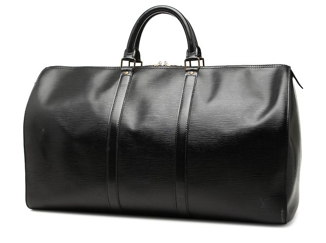 Borsa da viaggio Louis Vuitton Epi Keepall 50 Nera Nero - vista 2