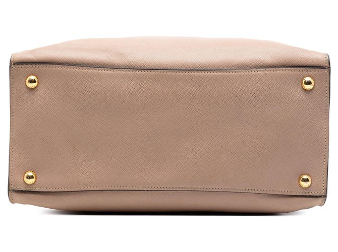 Borsa Satchel Prada Saffiano Soft a tre tasche, Marrone - vista 3