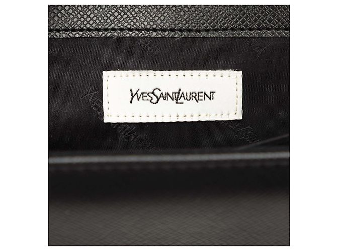 Autre Marque Borsa business in pelle nera Saint Laurent Nero - vista 5