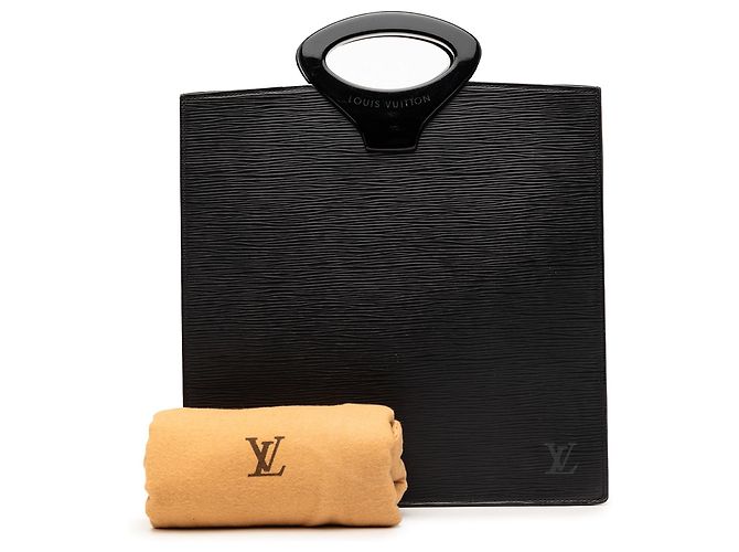 Borsa Tote Louis Vuitton Epi Ombre Nera Nero - vista 9