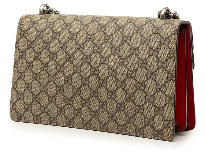 Borsa a tracolla Gucci Dionysus Medium GG Supreme Beige - vista 2
