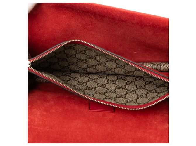 Borsa a tracolla Gucci Dionysus Medium GG Supreme Beige - vista 4