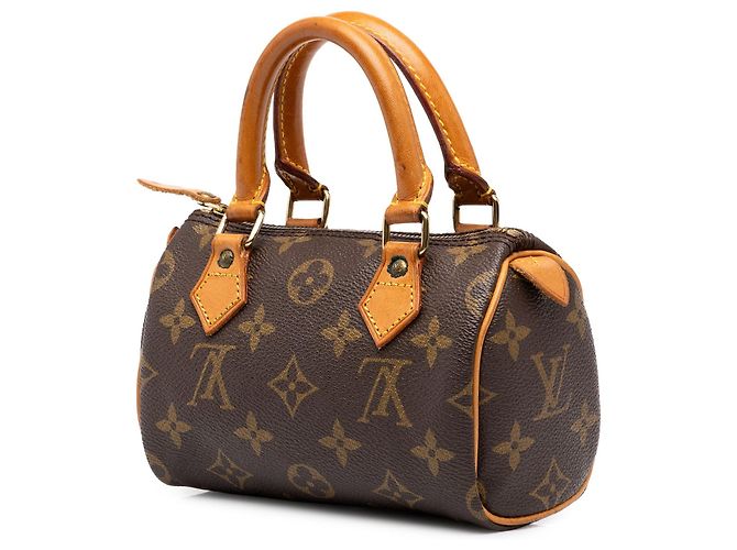 Bolso Nano Speedy Monogram Louis Vuitton Marrón Castaño - vista 2