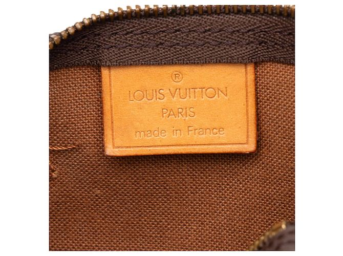 Bolso Nano Speedy Monogram Louis Vuitton Marrón Castaño - vista 5