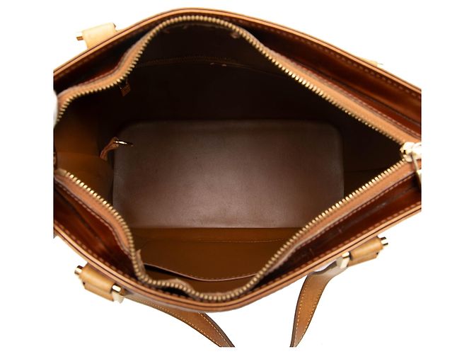 Bolso Tote Louis Vuitton Monogram Vernis Houston Marrón Castaño - vista 4
