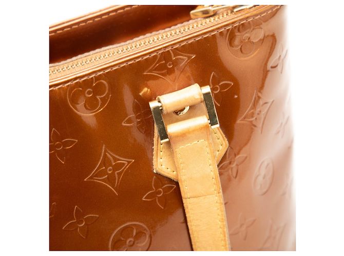 Bolso Tote Louis Vuitton Monogram Vernis Houston Marrón Castaño - vista 9