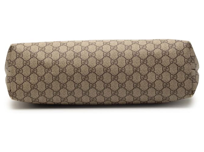 Borsa Tote Gucci Medium GG Supreme Web Loop Beige - vista 3