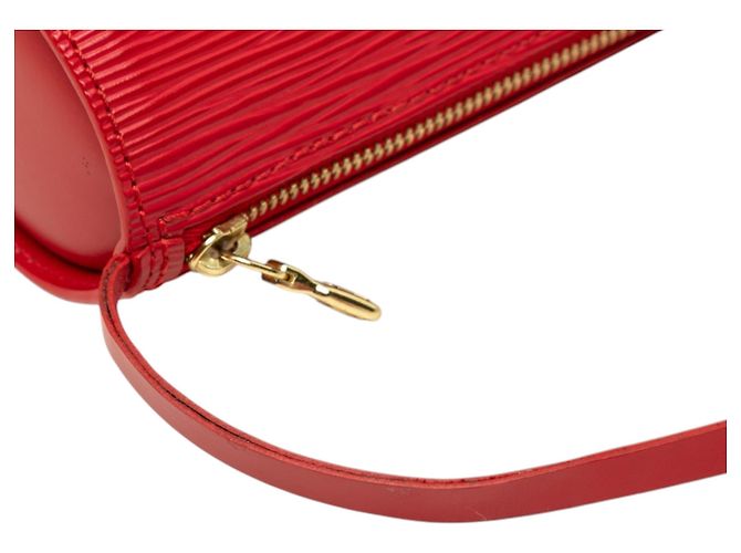 Borsa Louis Vuitton Epi Pochette Soufflot rossa Rosso - vista 6
