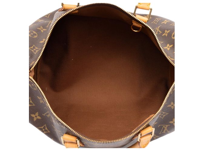 Borsa Boston Louis Vuitton Monogram Speedy 35 Marrone - vista 4