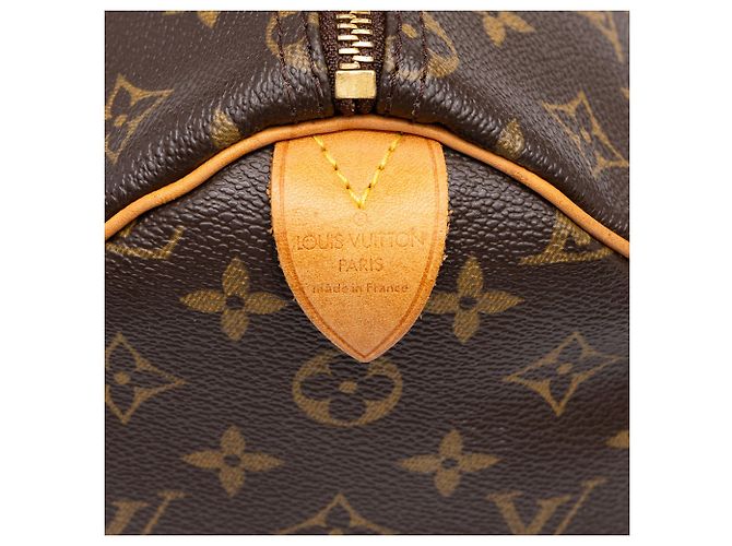 Borsa Boston Louis Vuitton Monogram Speedy 35 Marrone - vista 5