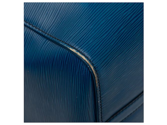 Borsa da viaggio Louis Vuitton Epi Keepall 50 Blu - vista 8