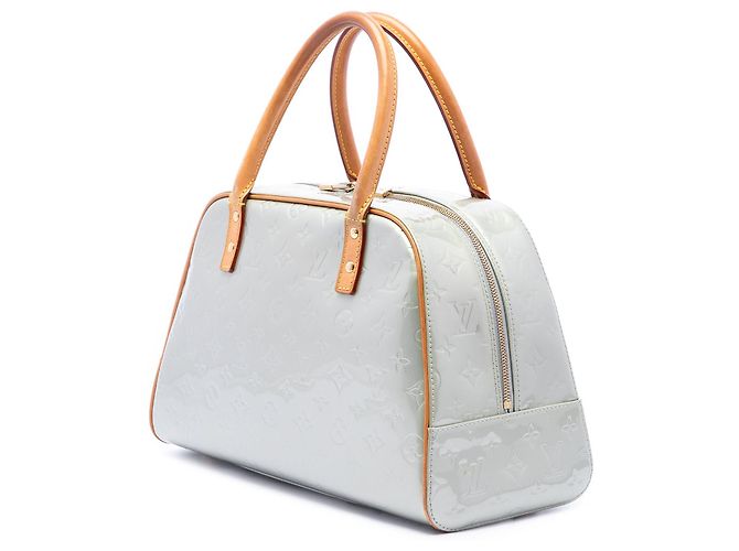 Silver Louis Vuitton Monogram Vernis Tompkins Square Handbag Silvery - view 2