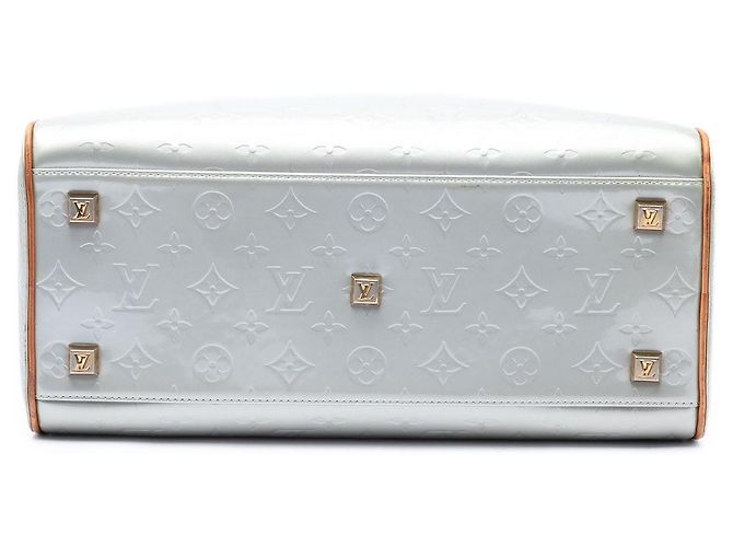 Silver Louis Vuitton Monogram Vernis Tompkins Square Handbag Silvery - view 3
