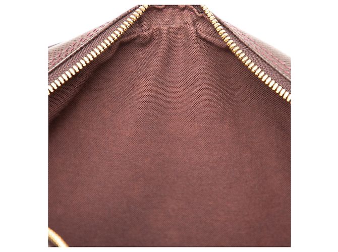 Borsa a tracolla Louis Vuitton Taiga Reporter PM Marrone - vista 7