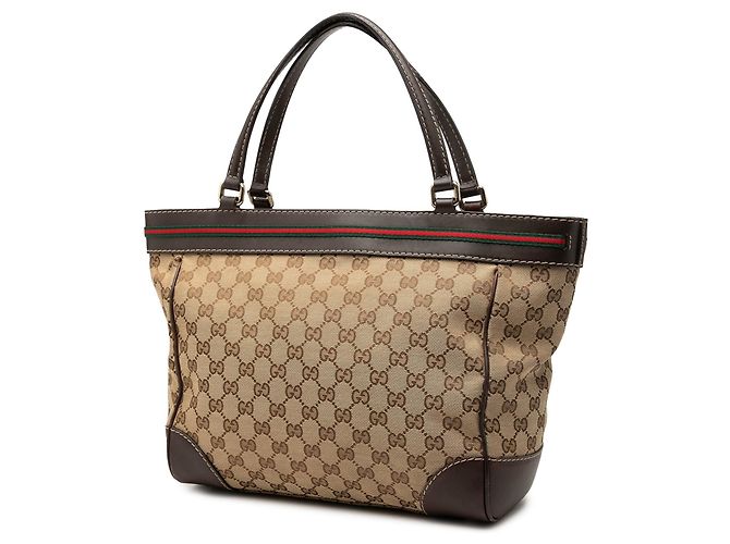 Tote Gucci GG Canvas Web Mayfair Bege - vista 2