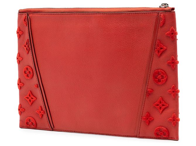 Borsa Clutch Louis Vuitton Veau Cachemire W Rossa Rosso - vista 2