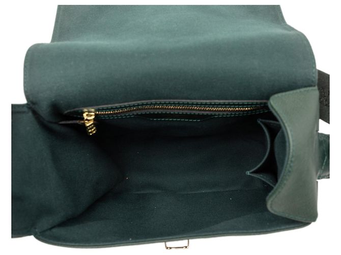 Borsa a tracolla Louis Vuitton Taiga Yaranga Verde - vista 4