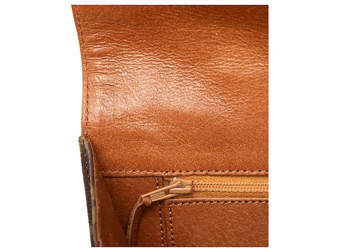 Brown Louis Vuitton Monogram Pochette Dame PM Clutch Bag - view 5