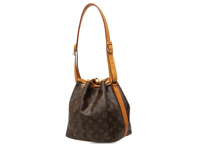 Borsa a secchiello Louis Vuitton Monogram Petit Noe Marrone - vista 2