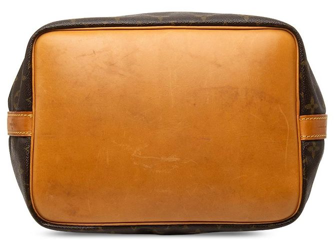 Borsa a secchiello Louis Vuitton Monogram Petit Noe Marrone - vista 3