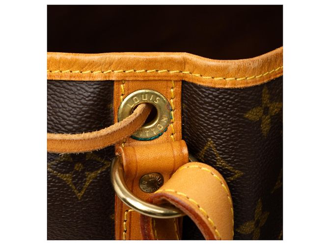 Borsa a secchiello Louis Vuitton Monogram Petit Noe Marrone - vista 6
