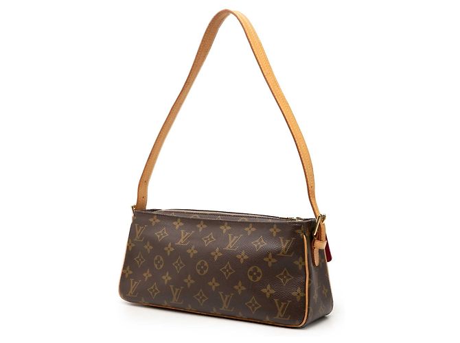 Borsa a tracolla Louis Vuitton Monogram Viva Cite MM Marrone - vista 2