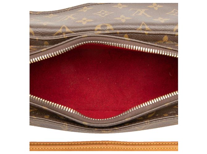 Borsa a tracolla Louis Vuitton Monogram Viva Cite MM Marrone - vista 4