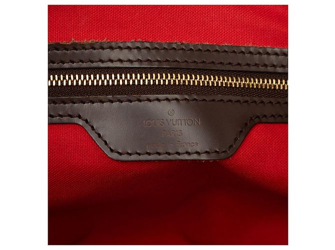 Borsa a tracolla Louis Vuitton Damier Ebene Chelsea Marrone - vista 5