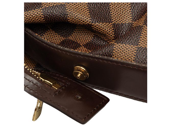 Borsa a tracolla Louis Vuitton Damier Ebene Chelsea Marrone - vista 6