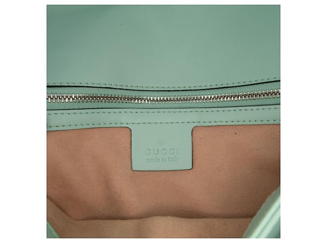Gucci GG Marmont gesteppte Schultertasche aus Leder Medium Grün - Ansicht 5