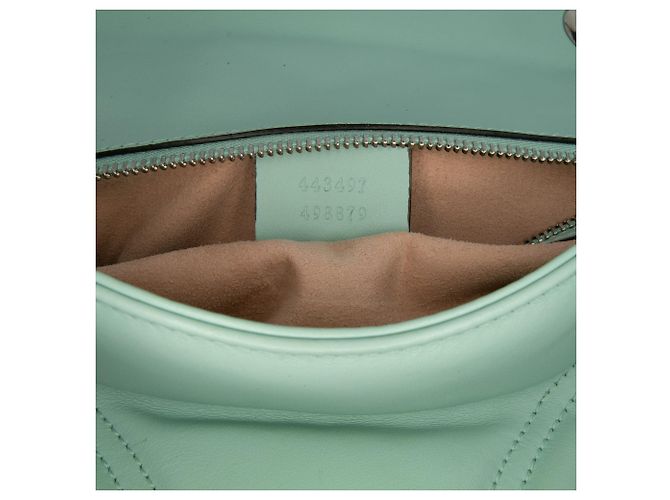 Gucci GG Marmont gesteppte Schultertasche aus Leder Medium Grün - Ansicht 6