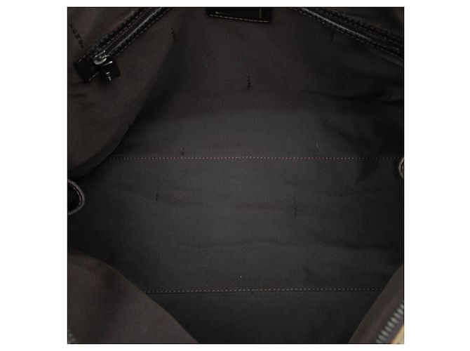 Borsa Tote Fendi Zucchino Canvas Beige - vista 4