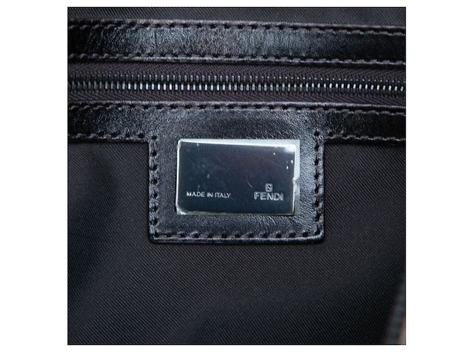 Borsa Tote Fendi Zucchino Canvas Beige - vista 5