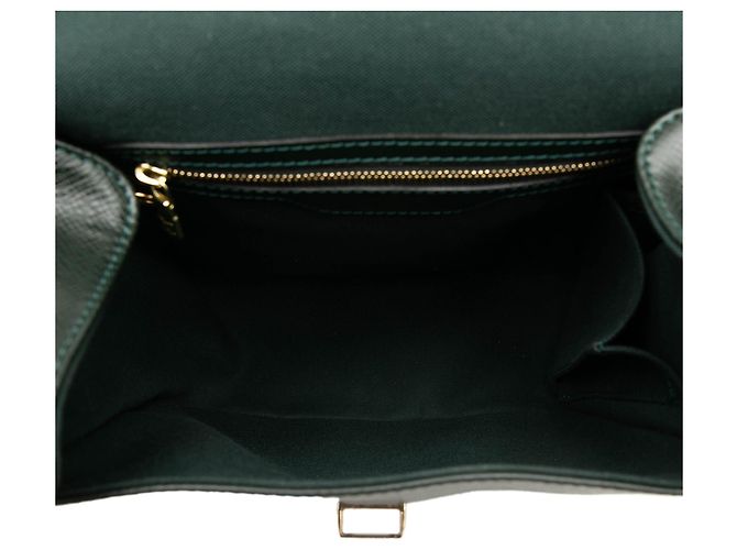 Borsa a tracolla Louis Vuitton Taiga Yaranga Verde - vista 4