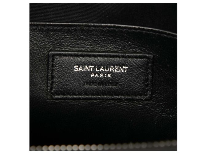 Autre Marque Borsa Satchel Uptown Small in tela bianca Saint Laurent Bianco - vista 5