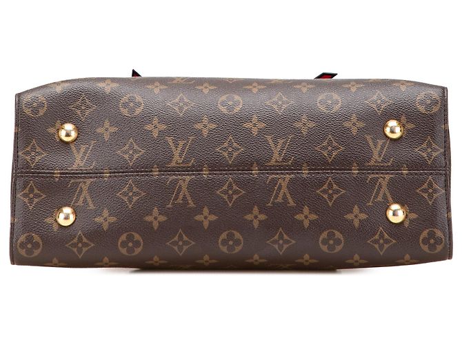 Borsa Satchel Louis Vuitton Monogram Tuileries Marrone - vista 3