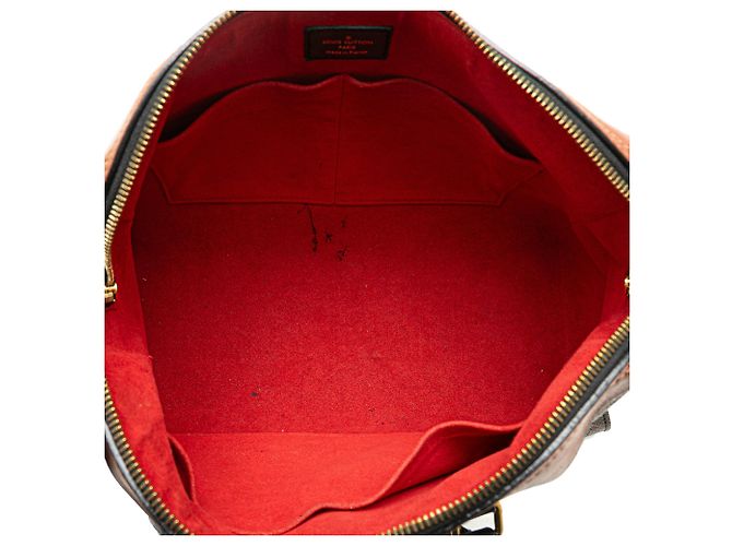 Borsa Satchel Louis Vuitton Monogram Tuileries Marrone - vista 4