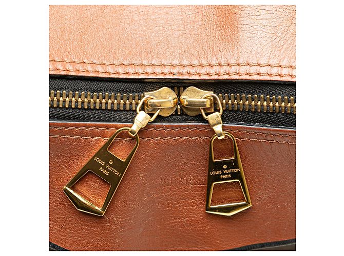 Borsa Satchel Louis Vuitton Monogram Tuileries Marrone - vista 8